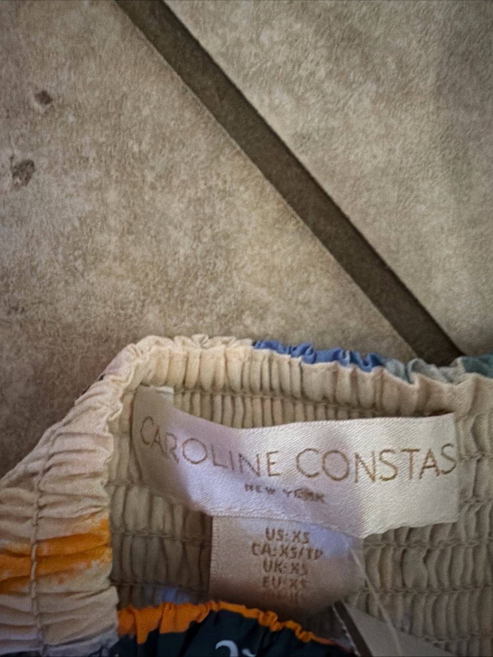 Caroline Constas Gelato Cotton Smocked Maxi Dress Resort Dress - Picture 5 of 7